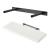 Set 3 buc raft perete Stranda 60x20x3,5 cm alb [en.casa] HausGarden Leisure