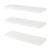 Set 3 buc raft perete Stranda 60x20x3,5 cm alb [en.casa] HausGarden Leisure