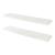 Set 2 buc raft perete Stranda 100x20x3,5 cm alb [en.casa] HausGarden Leisure