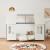 Pat casuta copii design semi deschis Tostedt 90x200 cm brad gri/alb [en.casa] HausGarden Leisure