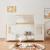Pat casuta copii design semi deschis Tostedt 90x200 cm brad efect lemn/alb [en.casa] HausGarden Leisure