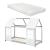 Pat casuta copii cu saltea design semideschis Tostedt 90x200 cm gri alb [en.casa] HausGarden Leisure