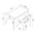 Set birou cu scaun pentru copii Skinnskatteberg alb [en.casa] HausGarden Leisure