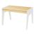 Set birou cu scaun pentru copii Skinnskatteberg alb [en.casa] HausGarden Leisure