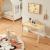 Set birou cu scaun pentru copii Skinnskatteberg alb [en.casa] HausGarden Leisure