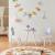Set masa cu 2 scaune copii Simrishamn alb lila [en.casa] HausGarden Leisure