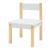 Set masa cu 2 scaune copii si tabla desenat Smedjebacken natur alb negru [en.casa] HausGarden Leisure