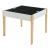 Set masa cu 2 scaune copii si tabla desenat Smedjebacken natur alb negru [en.casa] HausGarden Leisure