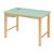 Set masa cu scaun copii design cu compartiment depozitare Skjåk natur verde menta [en.casa] HausGarden Leisure