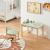 Set masa cu scaun copii design cu compartiment depozitare Skjåk natur verde menta [en.casa] HausGarden Leisure