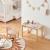 Set masa cu scaun copii design cu compartiment depozitare Skjåk natur roz [en.casa] HausGarden Leisure