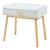 Set birou cu scaun copii Skjervøy natur alb [en.casa] HausGarden Leisure