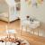 Set birou cu scaun copii Skjervøy natur alb [en.casa] HausGarden Leisure