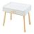 Set birou cu scaun copii Skjervøy natur alb [en.casa] HausGarden Leisure
