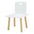 Set birou cu scaun copii Skjervøy natur alb [en.casa] HausGarden Leisure