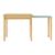 Masa extensibila copii Skellefteå 98x38x51,5 cm natur verde menta [en.casa] HausGarden Leisure