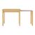 Masa extensibila copii Skellefteå 98x38x51,5 cm natur verde roz [en.casa] HausGarden Leisure