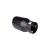 Ornament toba inox negru mat Premium, intrare 6.3 cm, diametru exterior 8.9 cm Cod: MS160-8926MXH Automotive TrustedCars