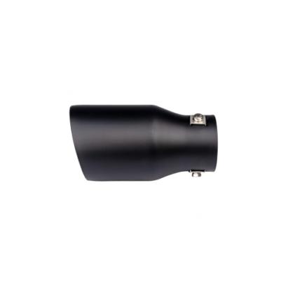 Ornament toba inox negru mat Premium, intrare 6.3 cm, diametru exterior 8.9 cm Cod: MS160-8926MXH Automotive TrustedCars