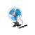 Ventilator auto rotativ 6" 12V cu prindere tip clema Cod: FST-V12106 Automotive TrustedCars