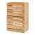 Hängeschrank Epind 50x33x20 cm Bambus Natur [en.casa] HausGarden Leisure