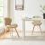 Esszimmerstuhl Älmhult 2-er Set 78x47x52 cm Kunstleder Beige [en.casa] HausGarden Leisure