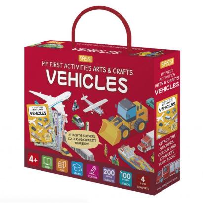 Primul set de arta & lucru manual - Vehicule PlayLearn Toys
