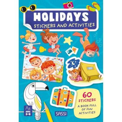 Carte de activitati cu abtibilduri - In vacanta PlayLearn Toys