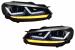 Faruri Osram LED Crom LEDriving Semnal Dinamic si Grila Centrala VW Golf 6 VI (2008-2012) R20 Design Performance AutoTuning