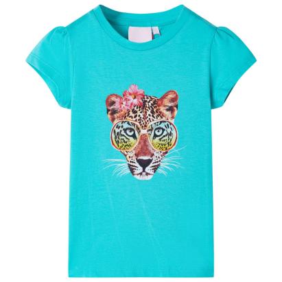 Tricou pentru copii, verde mentă, 128 GartenMobel Dekor