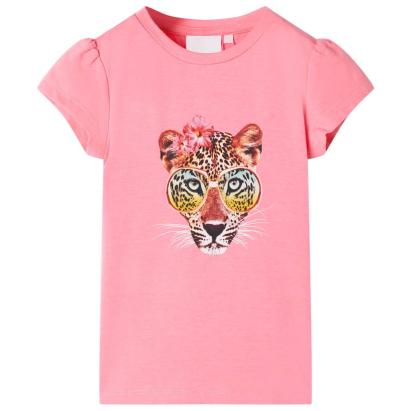 Tricou pentru copii, roz neon, 92 GartenMobel Dekor