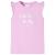 Tricou pentru copii cu mâneci cu volane, lila, 116 GartenMobel Dekor