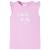 Tricou pentru copii cu mâneci cu volane, lila, 128 GartenMobel Dekor