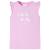 Tricou pentru copii cu mâneci cu volane, lila, 140 GartenMobel Dekor