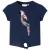Tricou pentru copii, bleumarin, 128 GartenMobel Dekor