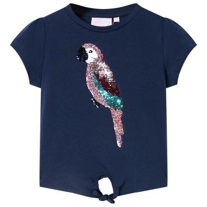 Tricou pentru copii, bleumarin, 140 GartenMobel Dekor
