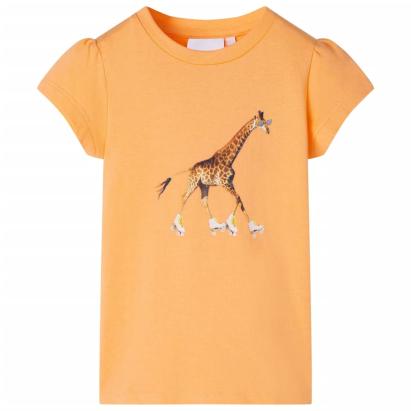 Tricou pentru copii, portocaliu deschis, 104 GartenMobel Dekor