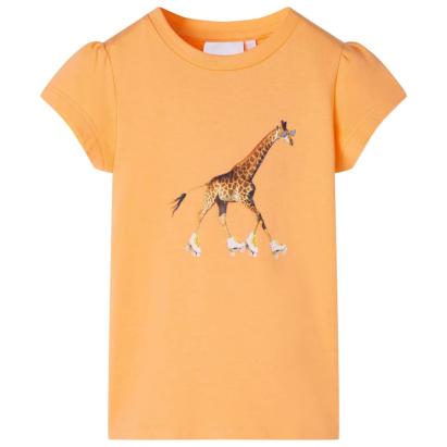 Tricou pentru copii, portocaliu deschis, 140 GartenMobel Dekor