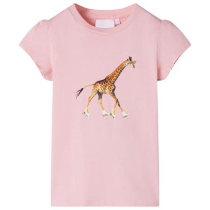 Tricou pentru copii, roz deschis, 128 GartenMobel Dekor