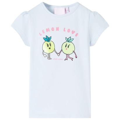 Tricou pentru copii, albastru deschis, 116 GartenMobel Dekor