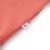 Tricou pentru copii cu mâneci cu volane, coral, 128 GartenMobel Dekor
