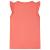 Tricou pentru copii cu mâneci cu volane, coral, 128 GartenMobel Dekor