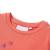 Tricou pentru copii cu mâneci cu volane, coral, 128 GartenMobel Dekor