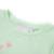 Tricou pentru copii cu mâneci cu volane, verde deschis, 104 GartenMobel Dekor