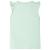 Tricou pentru copii cu mâneci cu volane, verde deschis, 128 GartenMobel Dekor