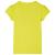 Tricou pentru copii cu mâneci lungi, galben aprins, 116 GartenMobel Dekor