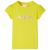 Tricou pentru copii cu mâneci lungi, galben aprins, 116 GartenMobel Dekor