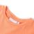 Tricou pentru copii cu mâneci scurte, portocaliu neon, 128 GartenMobel Dekor