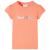 Tricou pentru copii cu mâneci scurte, portocaliu neon, 128 GartenMobel Dekor