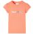 Tricou pentru copii cu mâneci scurte, portocaliu neon, 140 GartenMobel Dekor